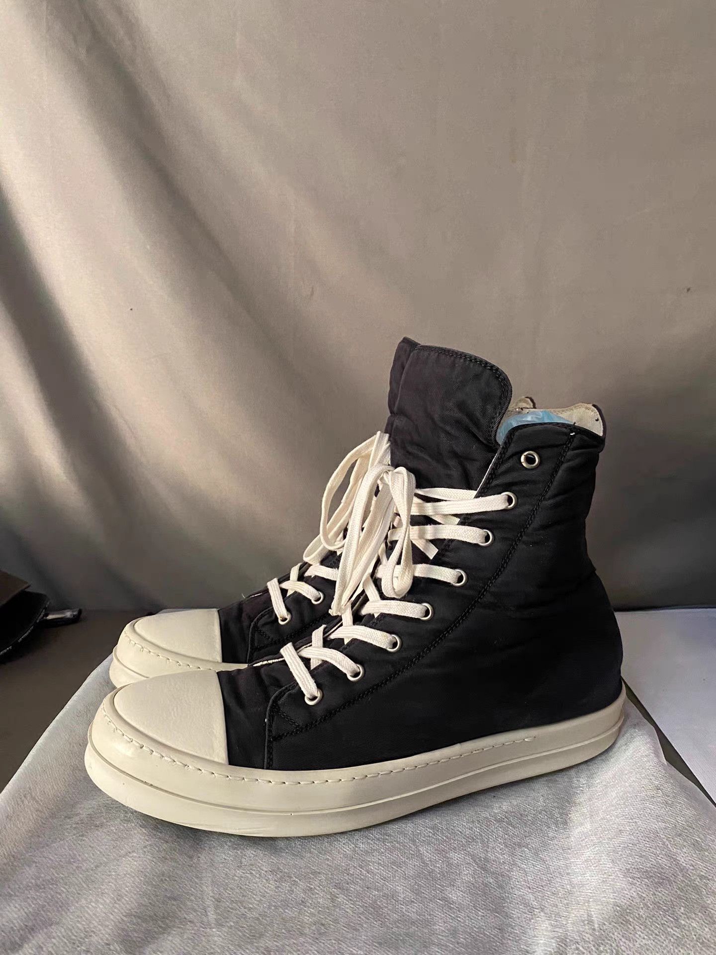 Rick Owens DRKSHDW satin sneakers