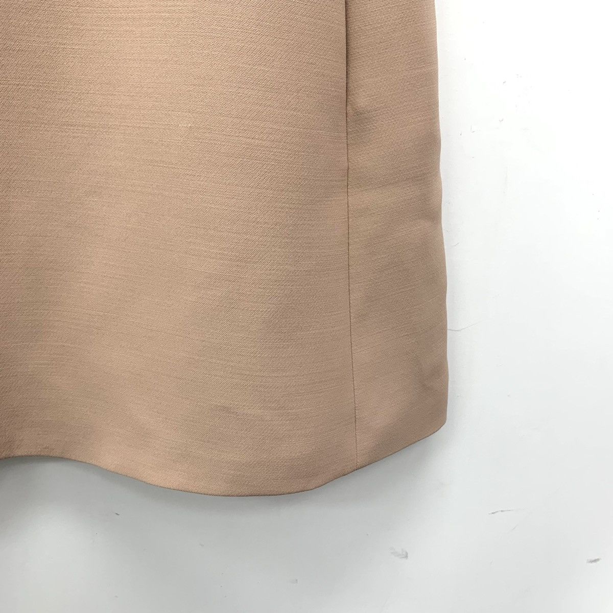Dior Christian Dior Apricot Square Neck Wool Camisole Dress K26WX Size S / US 4 / IT 40 - 4 Thumbnail