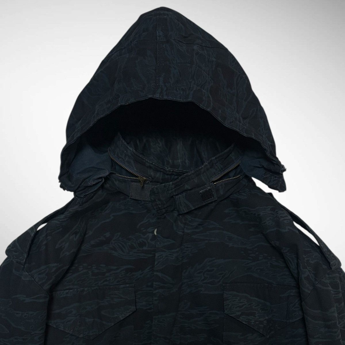 Swagger Swagger Blue Tiger Camo M-65 Field Jacket Size US XL / EU 56 / 4 - 5 Thumbnail