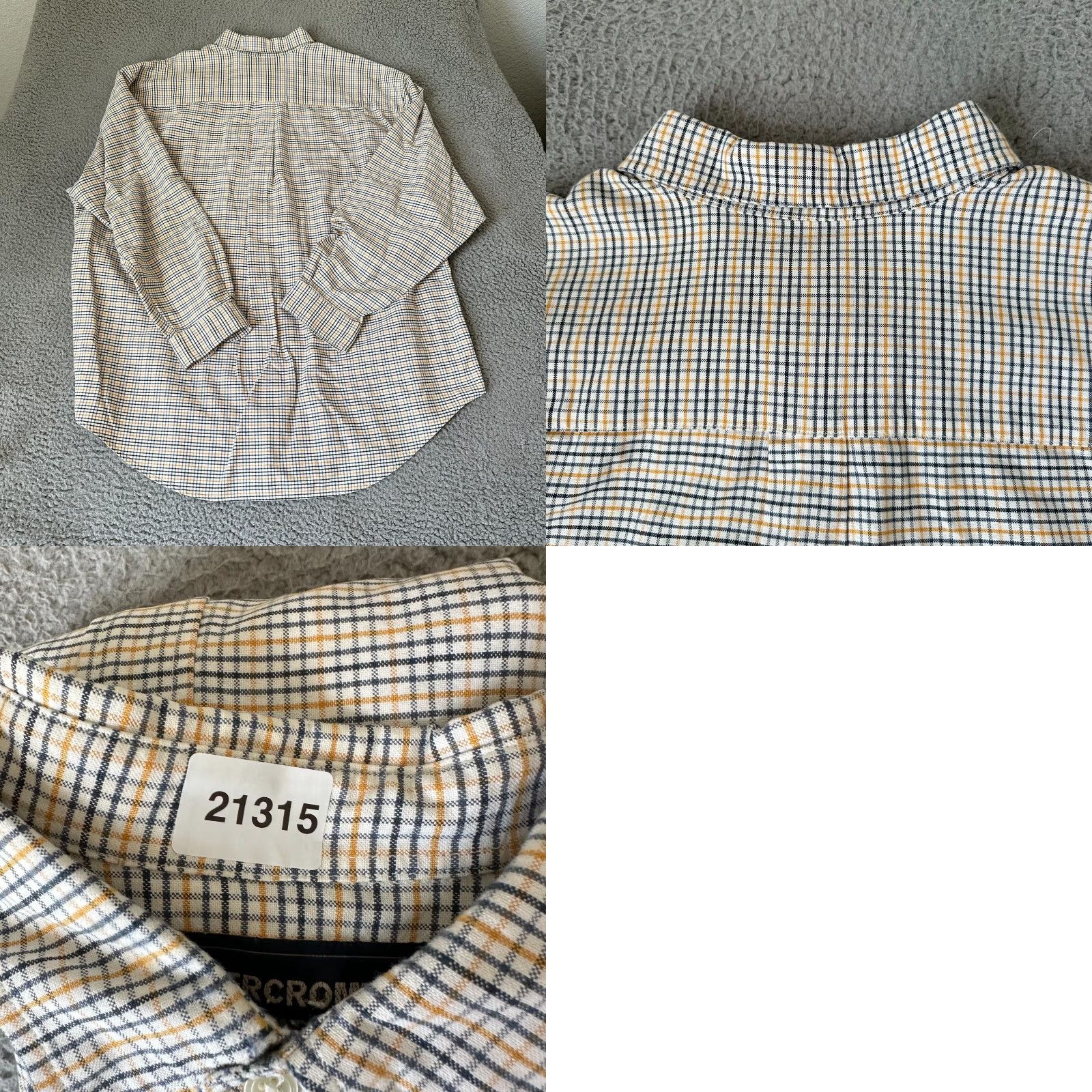 Abercrombie & Fitch VINTAGE Abercrombie & Fitch Shirt Mens XL White Twill Camp Check Button-Up Long Sleeve Collared Logo 90s Retro Preppy Casual Size US XL / EU 56 / 4 - 9 Thumbnail