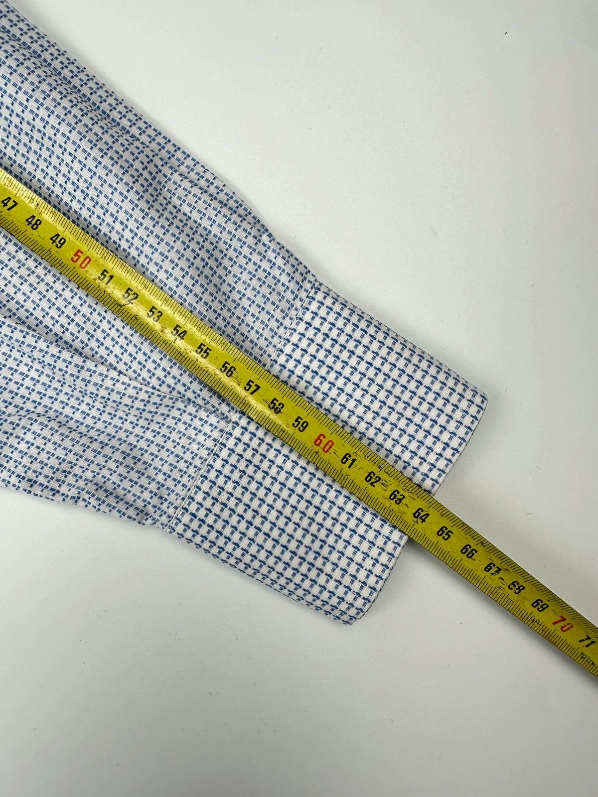 Dolce & Gabbana Dolce & Gabbana 90s Micro Checkered Dress Pocket Shirt Size US L / EU 52-54 / 3 - 11 Thumbnail