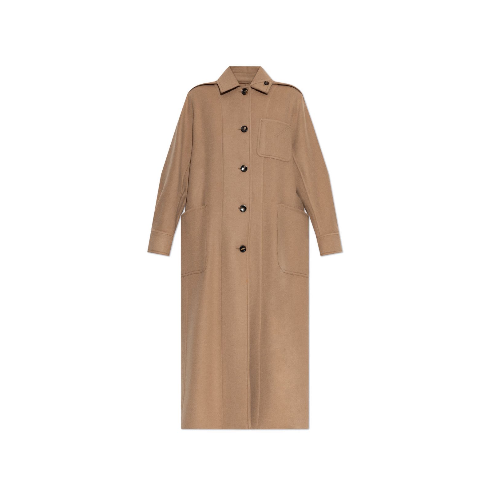 MAX MARA Aldo Brown Wool Long Coat New & Authentic (Women's
