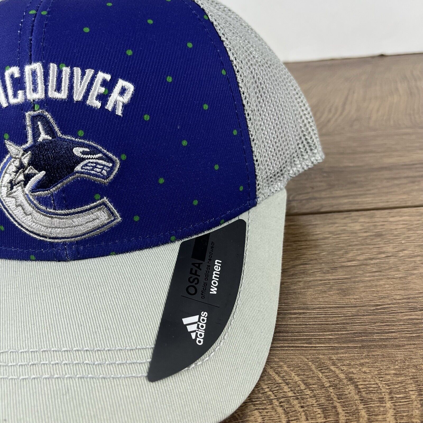 Adidas Vancouver Cannucks Adidas Hat Snapback Blue Cap Adjustable B Size ONE SIZE - 7 Thumbnail