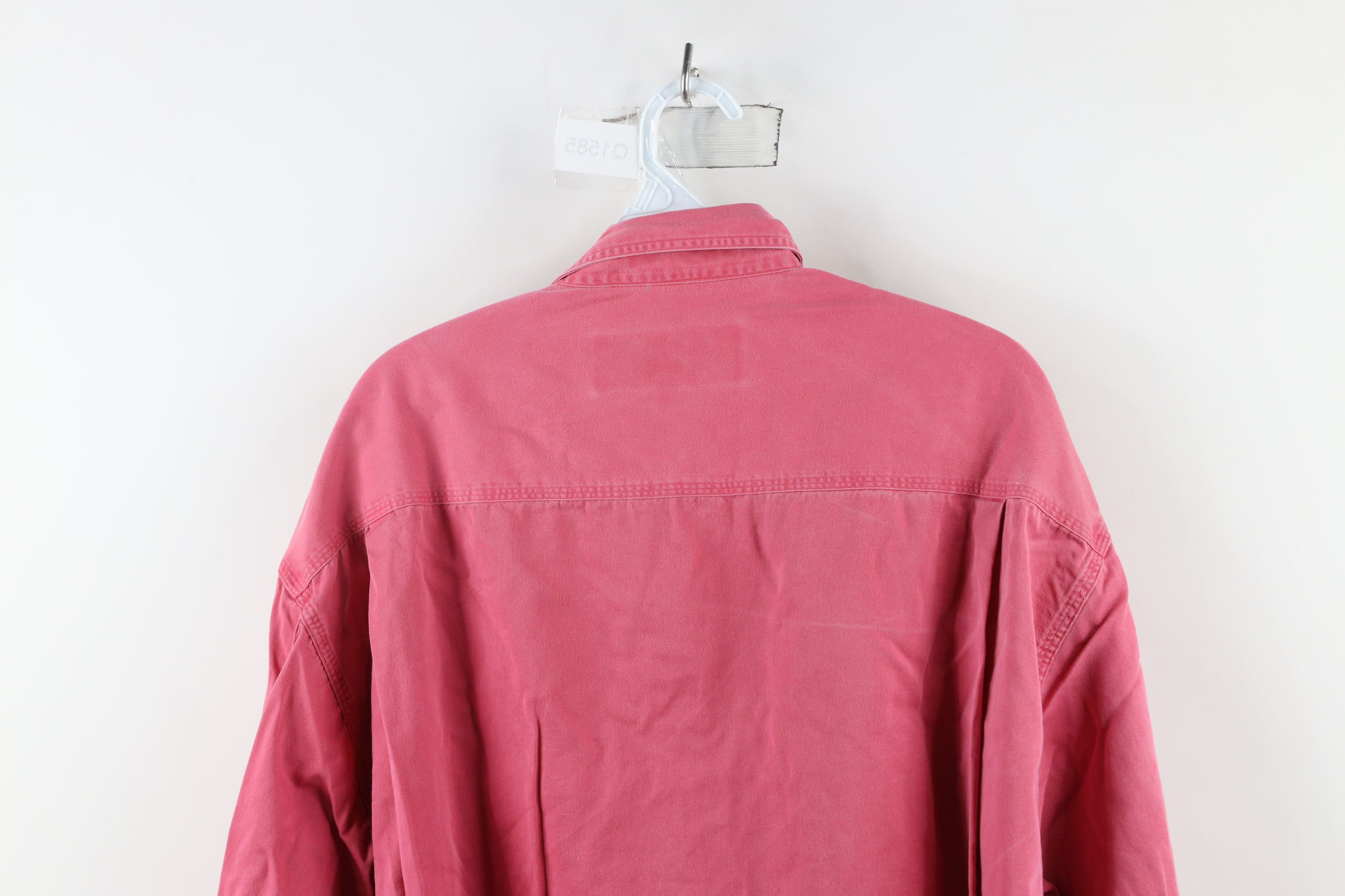 Vintage Vintage 90s Streetwear Fit Stonewash Collared Button Shirt Size US L / EU 52-54 / 3 - 13 Thumbnail