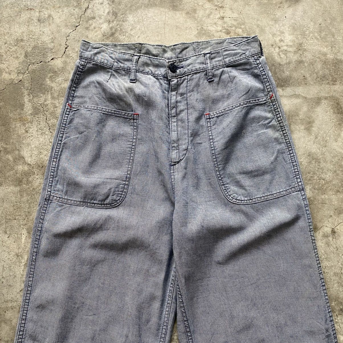 If Six Was Nine × Issey Miyake × Le Grande Bleu (L.G.B.) Vintage Hysteric Glamour Baggy Wide Pants w29 Size US 29 - 2 Thumbnail