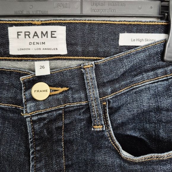 Frame Le High Harvard Skinny Jeans Denim Distressed School Size 26" / US 2 / IT 38 - 14 Thumbnail