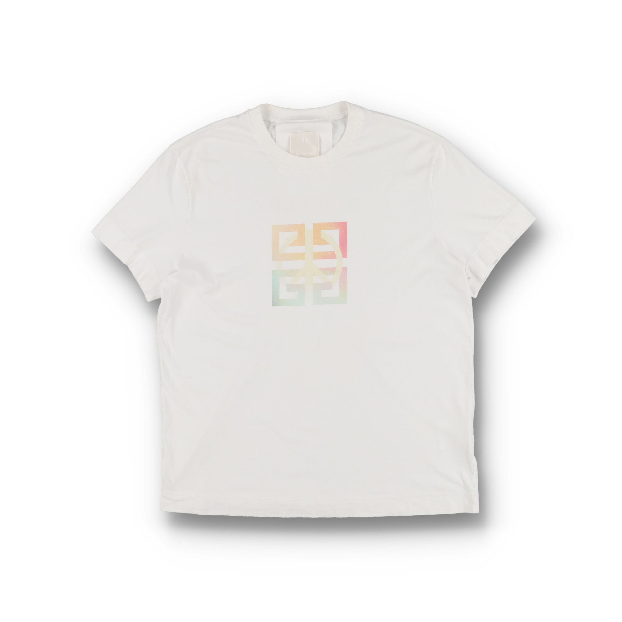 Givenchy White 4G Peace Logo Oversized T-Shirt Size US M / EU 48-50 / 2 - 1 Thumbnail