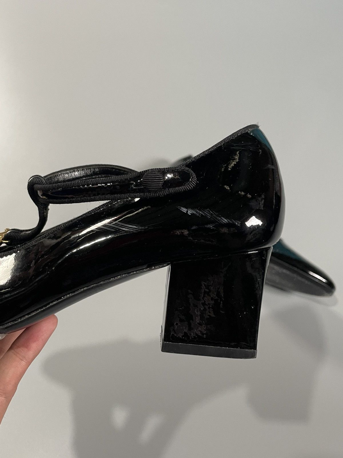 Celine Celine patent leather "Babies" T-bar pumps Size US 8 / IT 38 - 9 Thumbnail
