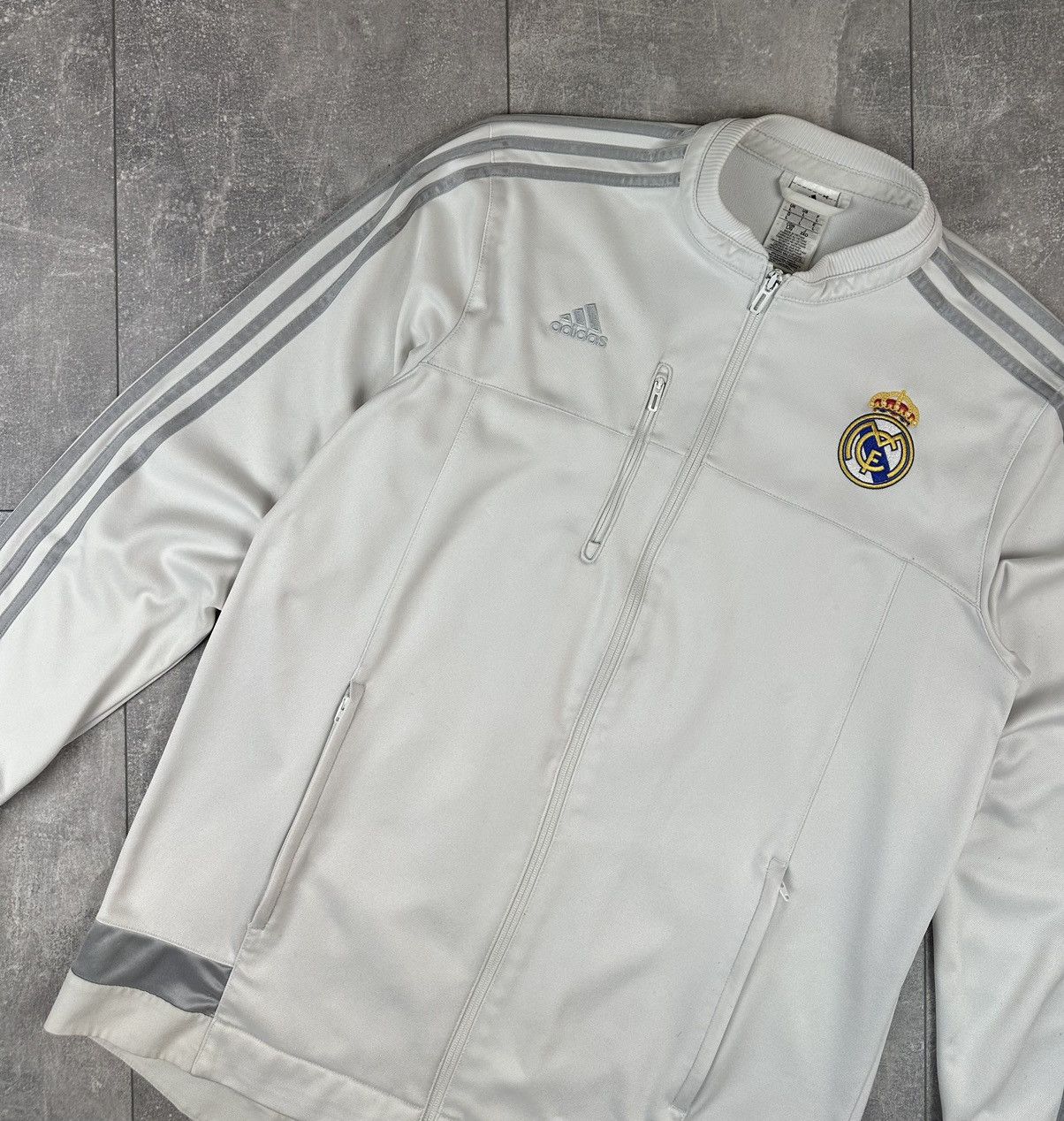 Adidas Adidas Real Madrid 2015 Soccer Football Track Jacket Size US L / EU 52-54 / 3 - 9 Thumbnail