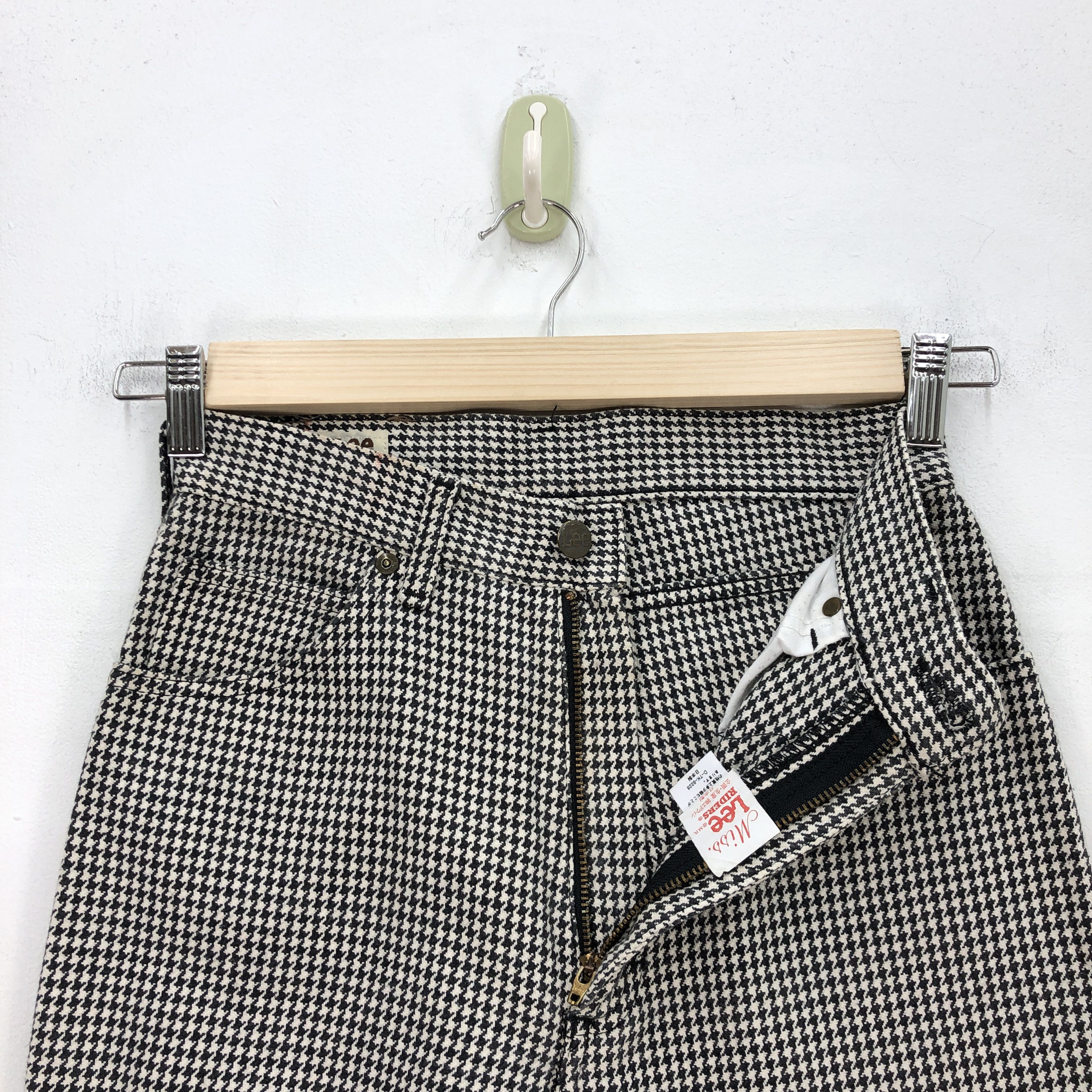 Lee Vintage 90s Lee Jeans Lee Houndstooth Lee Riders Pants Size 26" / US 2 / IT 38 - 6 Thumbnail