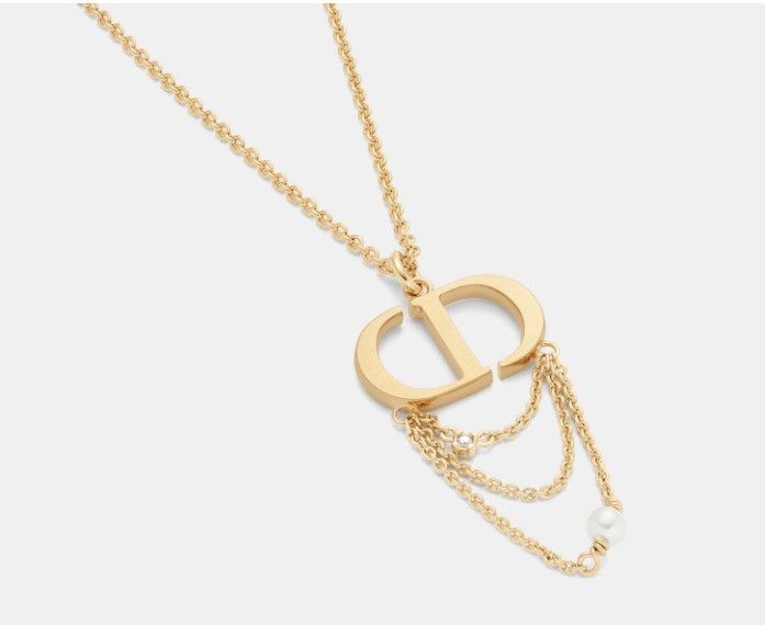 Dior o1w1db10325 Size: OS / N2323 Petit CD Necklace in Gold Size ONE SIZE - 2 Thumbnail