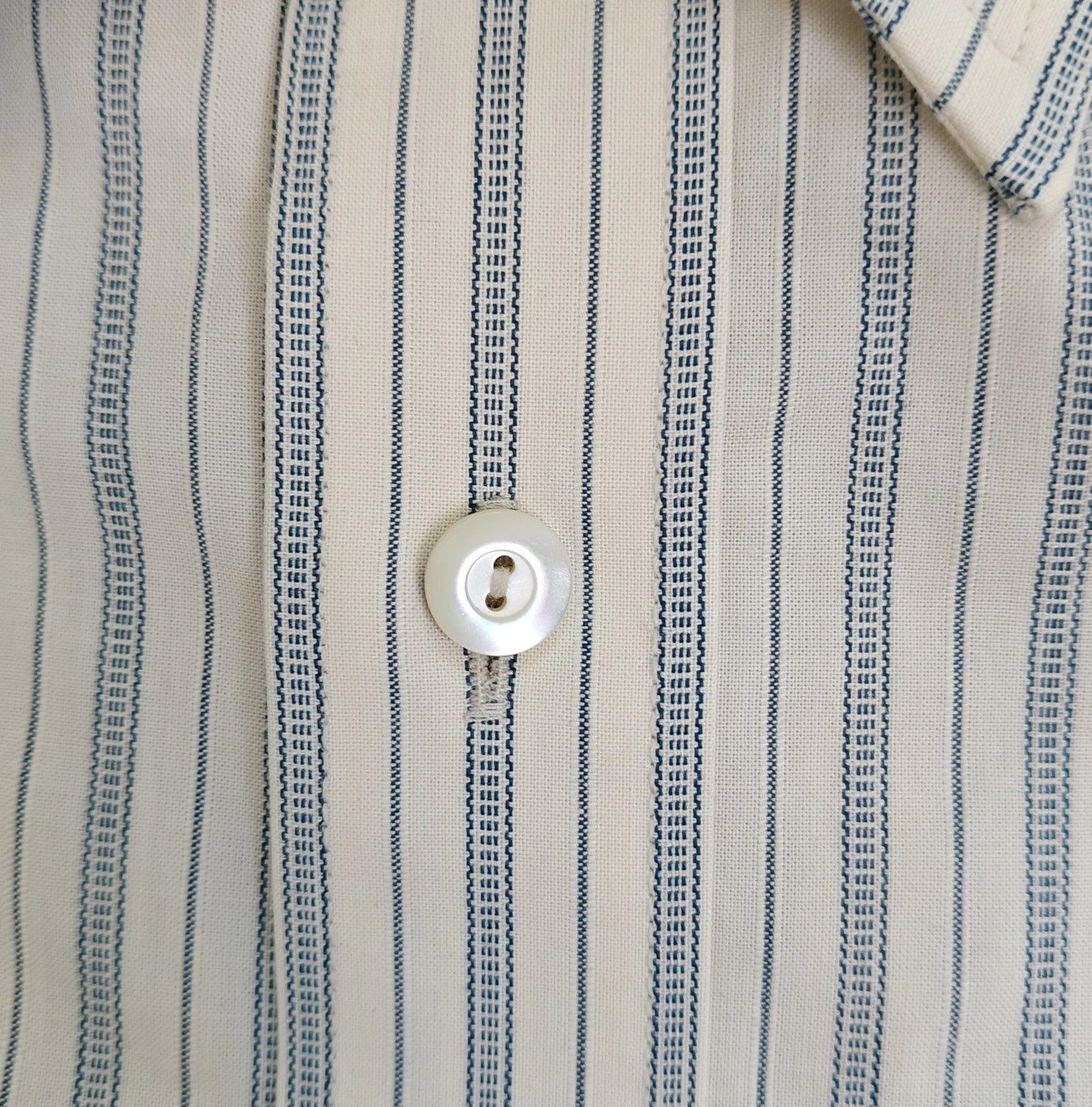 RRL Ralph Lauren Double RL Striped Dobby Shirt GLOBAL SHIPPING T 9102 Size US M / EU 48-50 / 2 - 4 Thumbnail