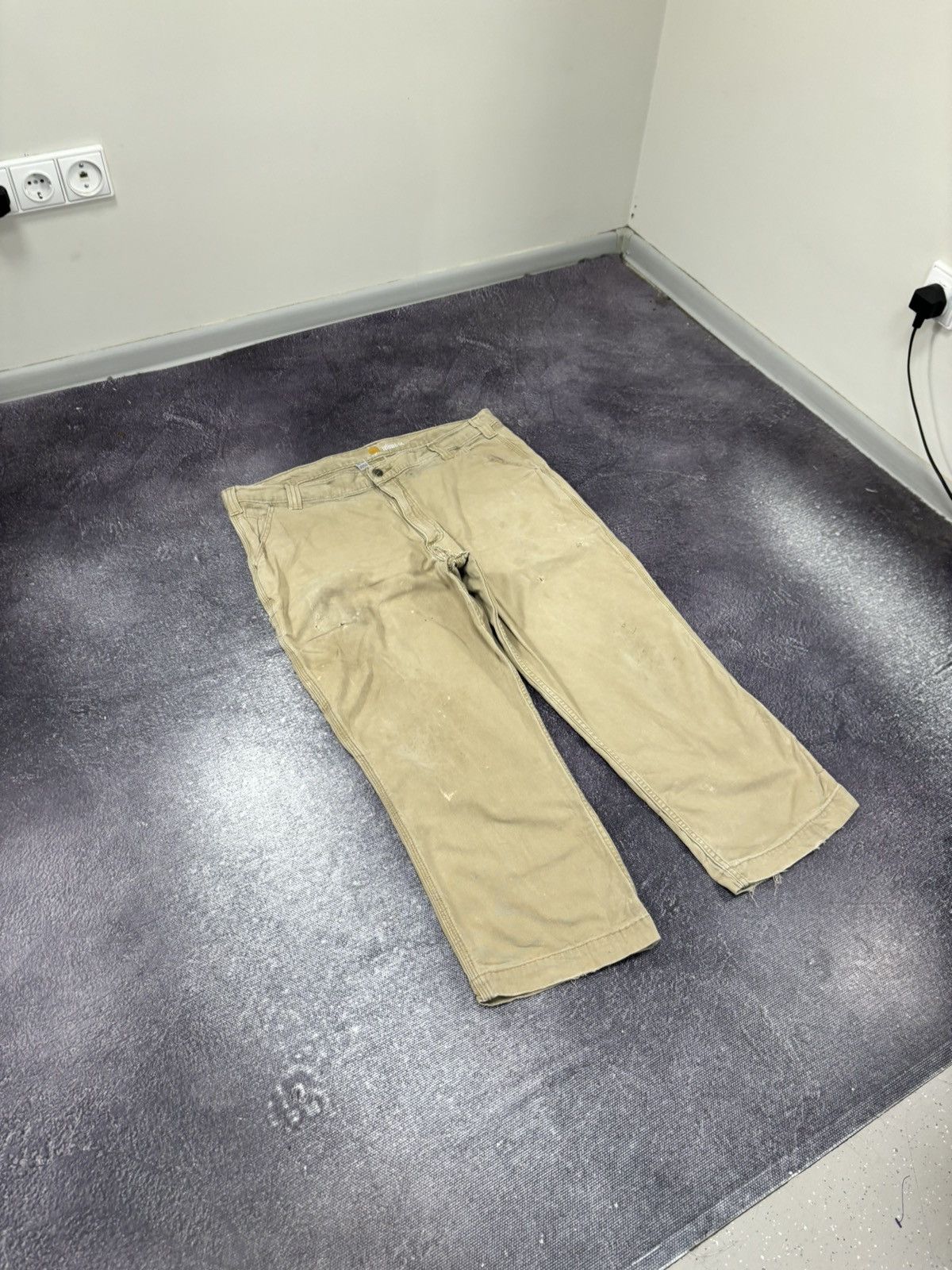 Carhartt Vintage Carhartt Cream USA Hype Baggy Pants Jeans Size US 40 / EU 56 - 10 Thumbnail