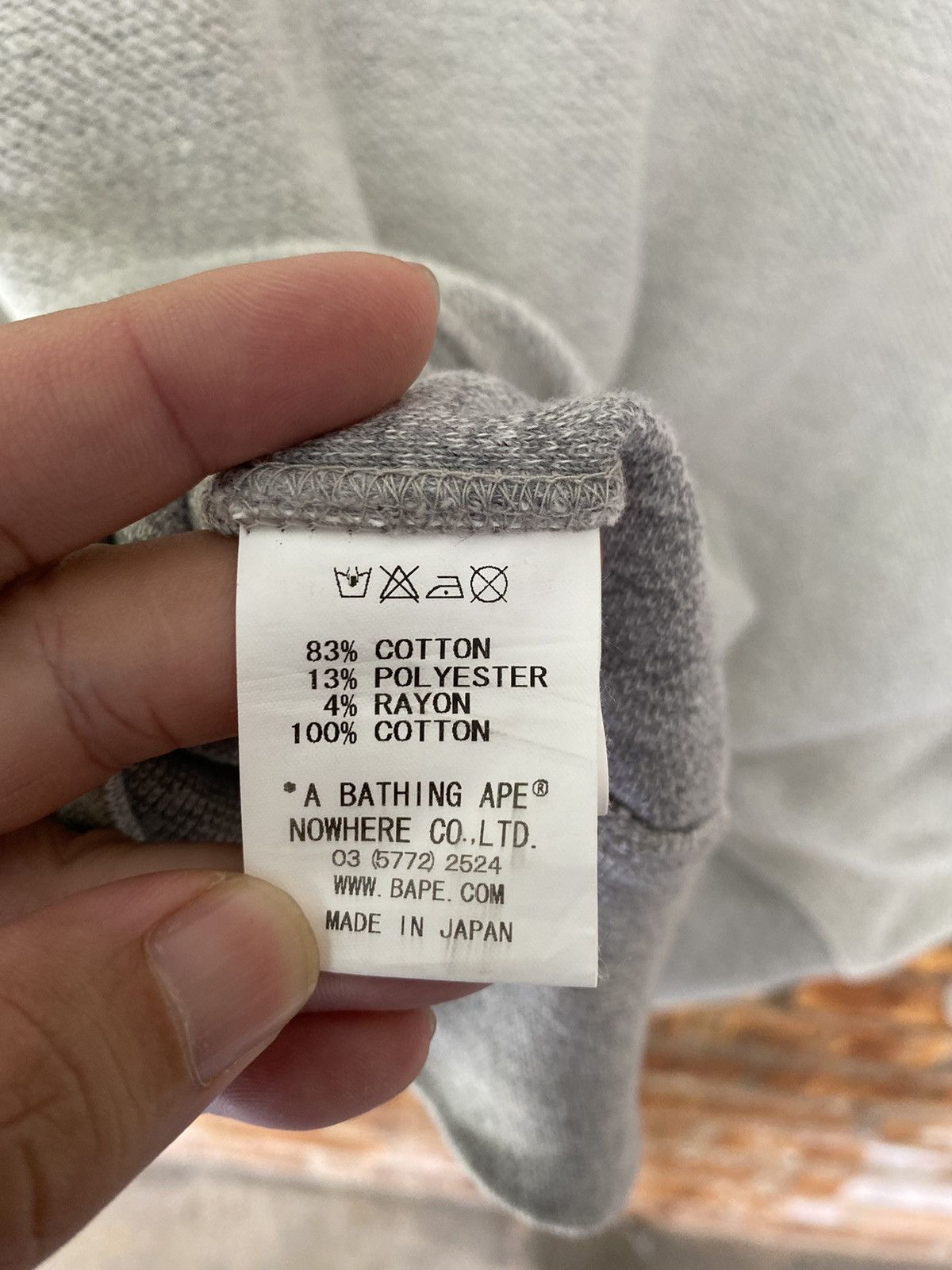 Bape 2008 Bape Loopwheeler inside out sweatshirt Size US L / EU 52-54 / 3 - 13 Thumbnail