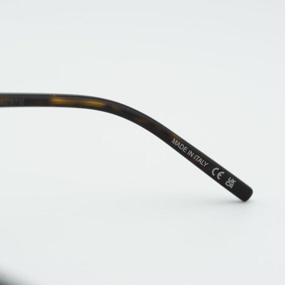 Saint Laurent Paris Saint Laurent SL833 002 Eyeglasses Dark Havana 55mm Square Size ONE SIZE - 9 Thumbnail