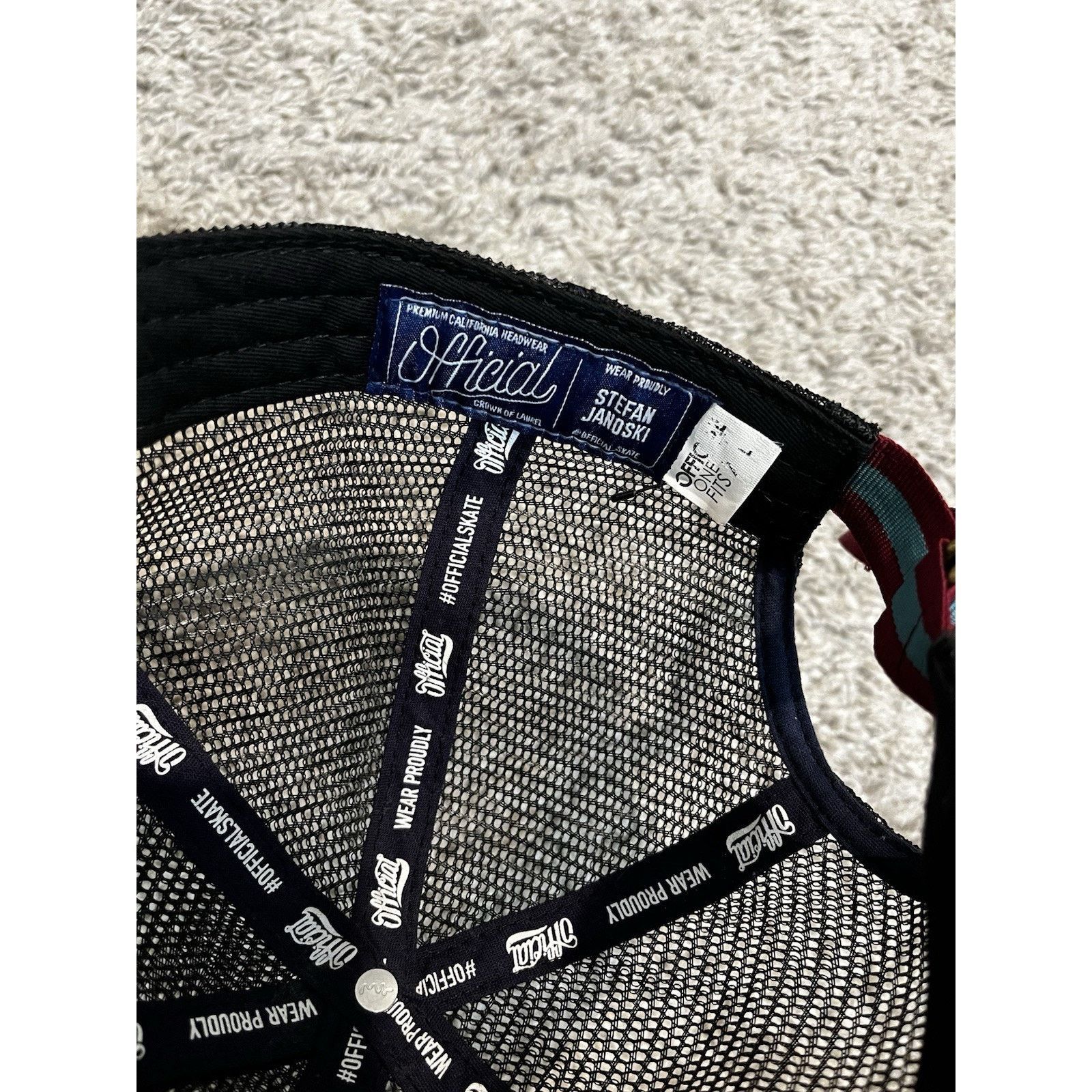 Other Official X Stefan Janoski Trucker Hat Cork Net Mesh Skate Size ONE SIZE - 8 Thumbnail