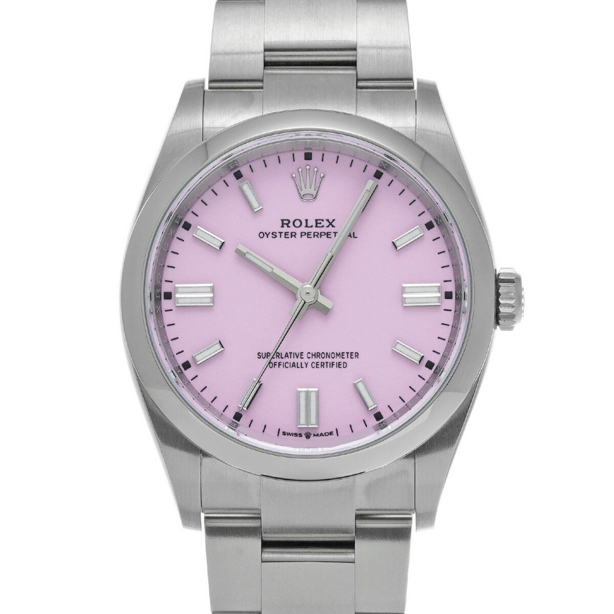 Rolex Rolex Oyster Perpetual 36 August 2024 126000 Random Serial Number Candy Pink Men's Watch Automatic Size ONE SIZE - 1 Thumbnail