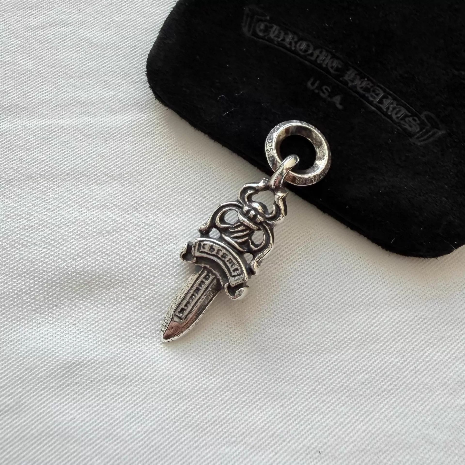 Chrome Hearts Chrome Hearts 925 Silver Ringed Sword Pendant New Size ONE SIZE - 2 Thumbnail