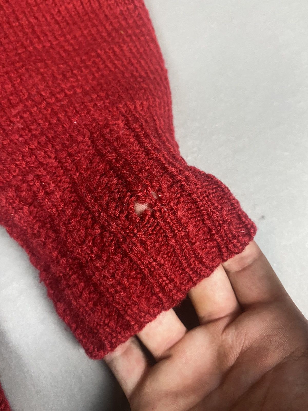 Maison Margiela Maison margiela FW2006 lightning bolt red knit Size US S / EU 44-46 / 1 - 5 Thumbnail