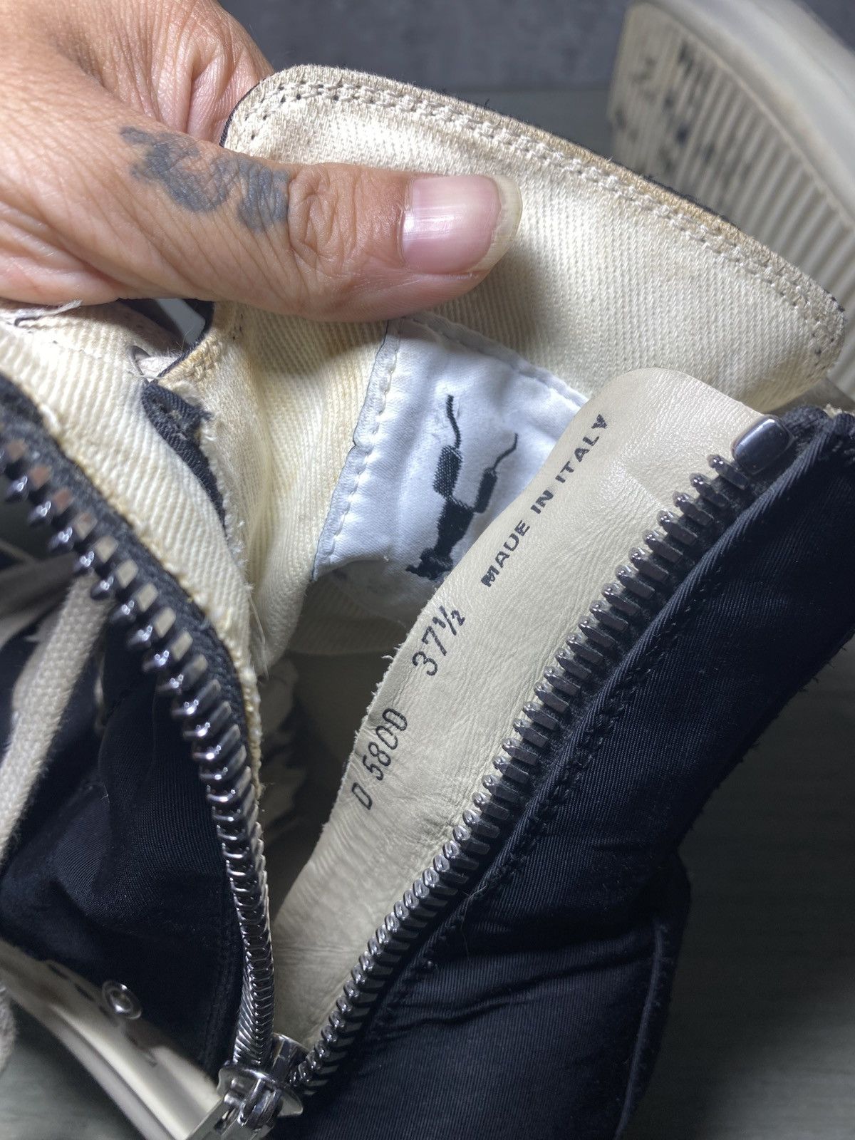 Rick Owens Rick Owens DRKSHDW Ramones Size US 5.5 / EU 38 - 9 Thumbnail