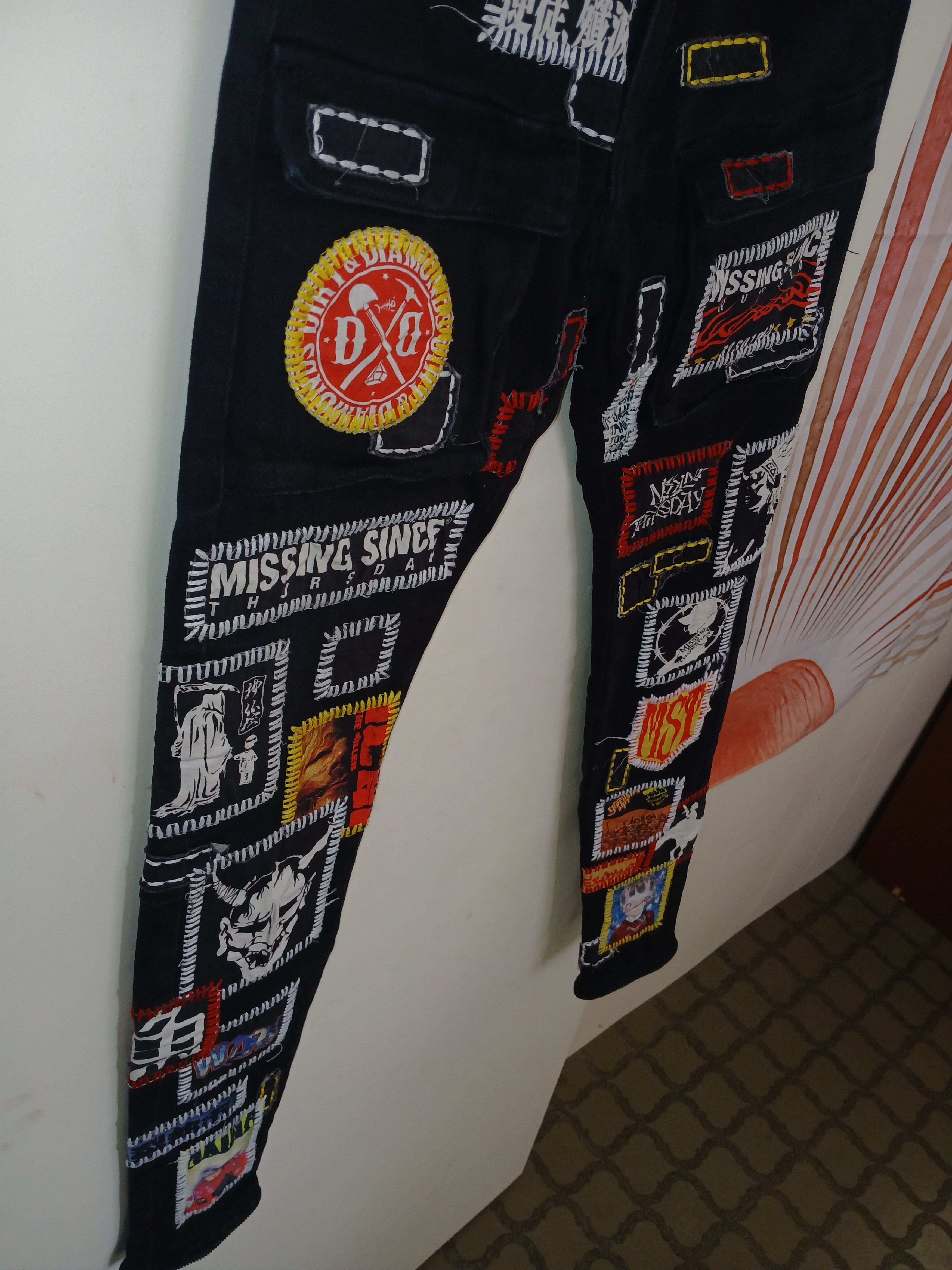 City Morgue × Missing Since Thursday MST Neo Bosozoku Jeans Size US 28 / EU 44 - 3 Thumbnail