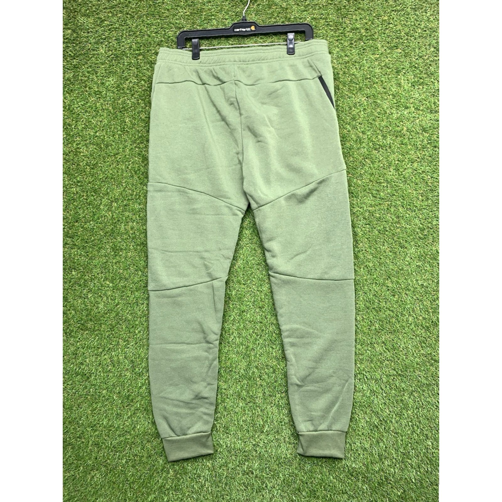 Vintage Ultra Performance Sweatpants Mens Large Fleece Joggers Green Y2K Tech Drawstring Sports Pants Regular Size L Men Quartered? Size US 33 - 2 Thumbnail