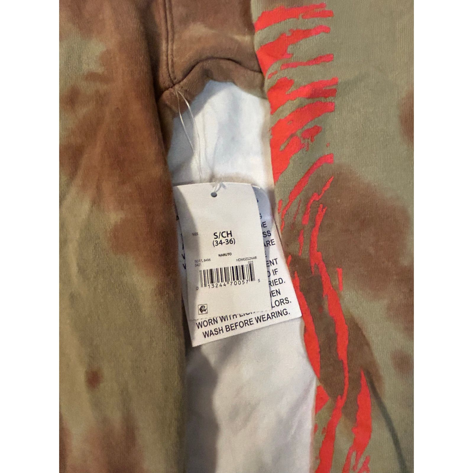 Other Vintage 2002 Naruto S Beige Tie Dye Double Sided Sweatshirt Size US S / EU 44-46 / 1 - 8 Thumbnail