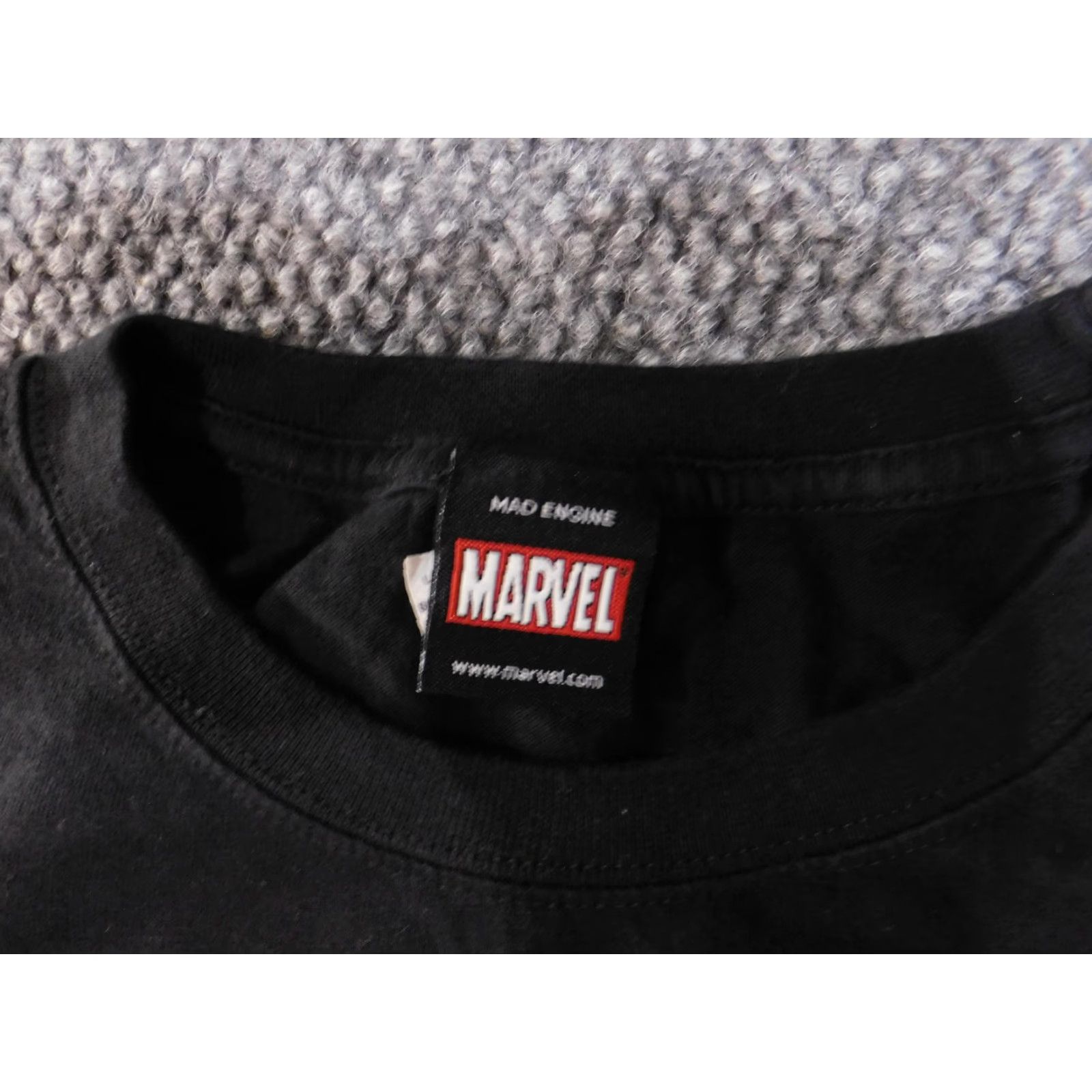 Vintage VINTAGE Marvel Shirt Mens 2XL Black Superhero Avengers Hulk Spiderman Iron Man Wolverine Captain America The Thing Size US XXL / EU 58 / 5 - 7 Thumbnail