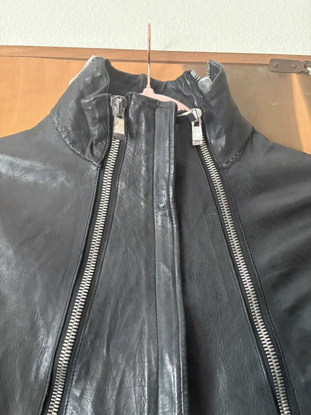Incarnation Incarnation 5 Zip Guidi Veg Tanned Leather Jacket Size US XS / EU 42 / 0 - 3 Thumbnail