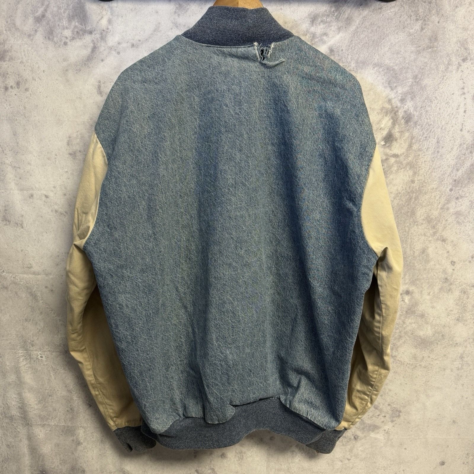 Adidas × MLB × Vintage Vintage New York Yankees Adidas Denim Jacket Mens XL Bomber Size US XL / EU 56 / 4 - 2 Thumbnail