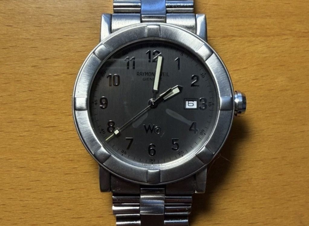 RAYMOND WEIL Raymond Weil W1 6100 Stainless Steel Sapphire Crystal Watch Size 38 - 6 Thumbnail