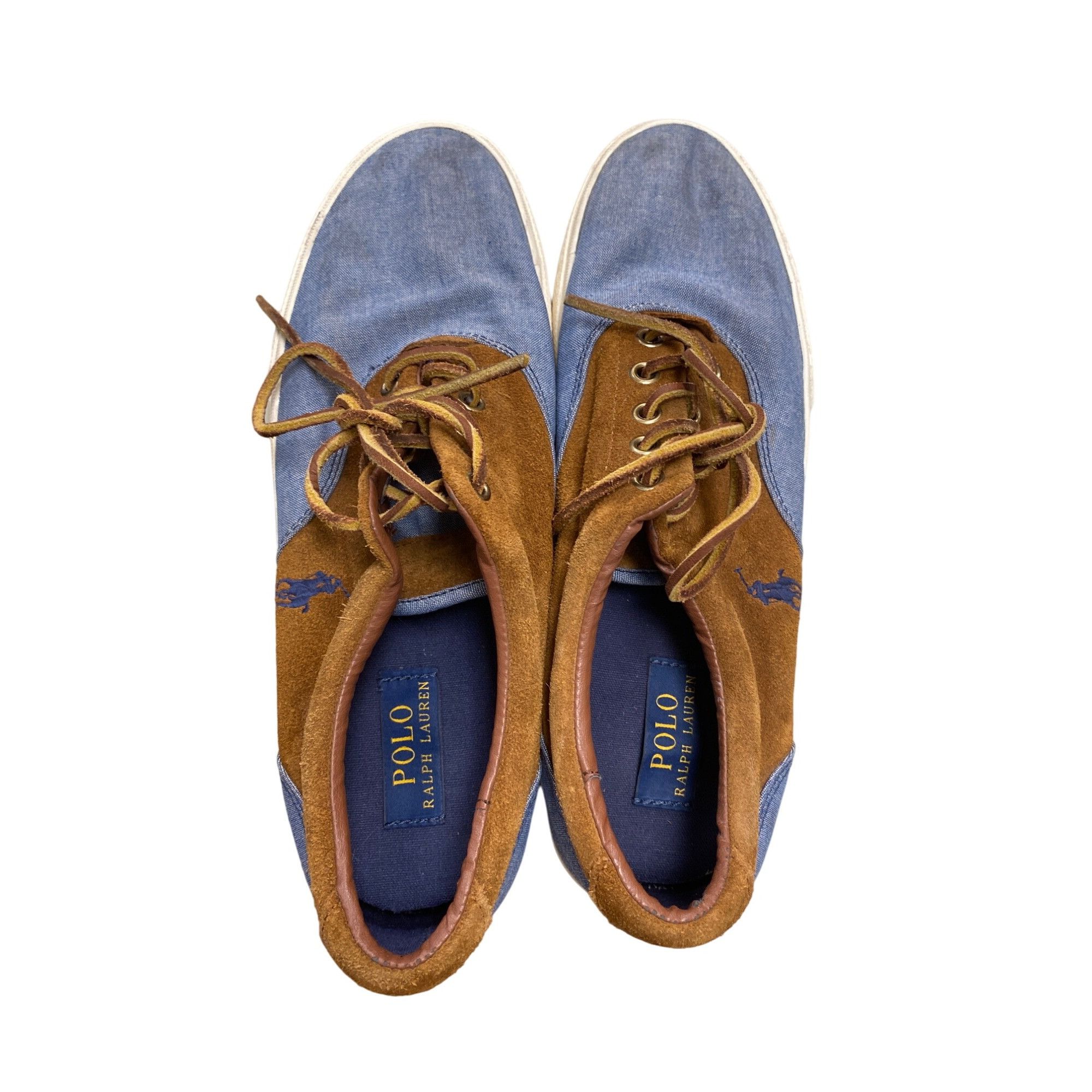 Ralph Lauren Ralph Lauren Polo men sneakers blue brown suede lace shoe 11 Size US 11 / EU 44 - 7 Thumbnail