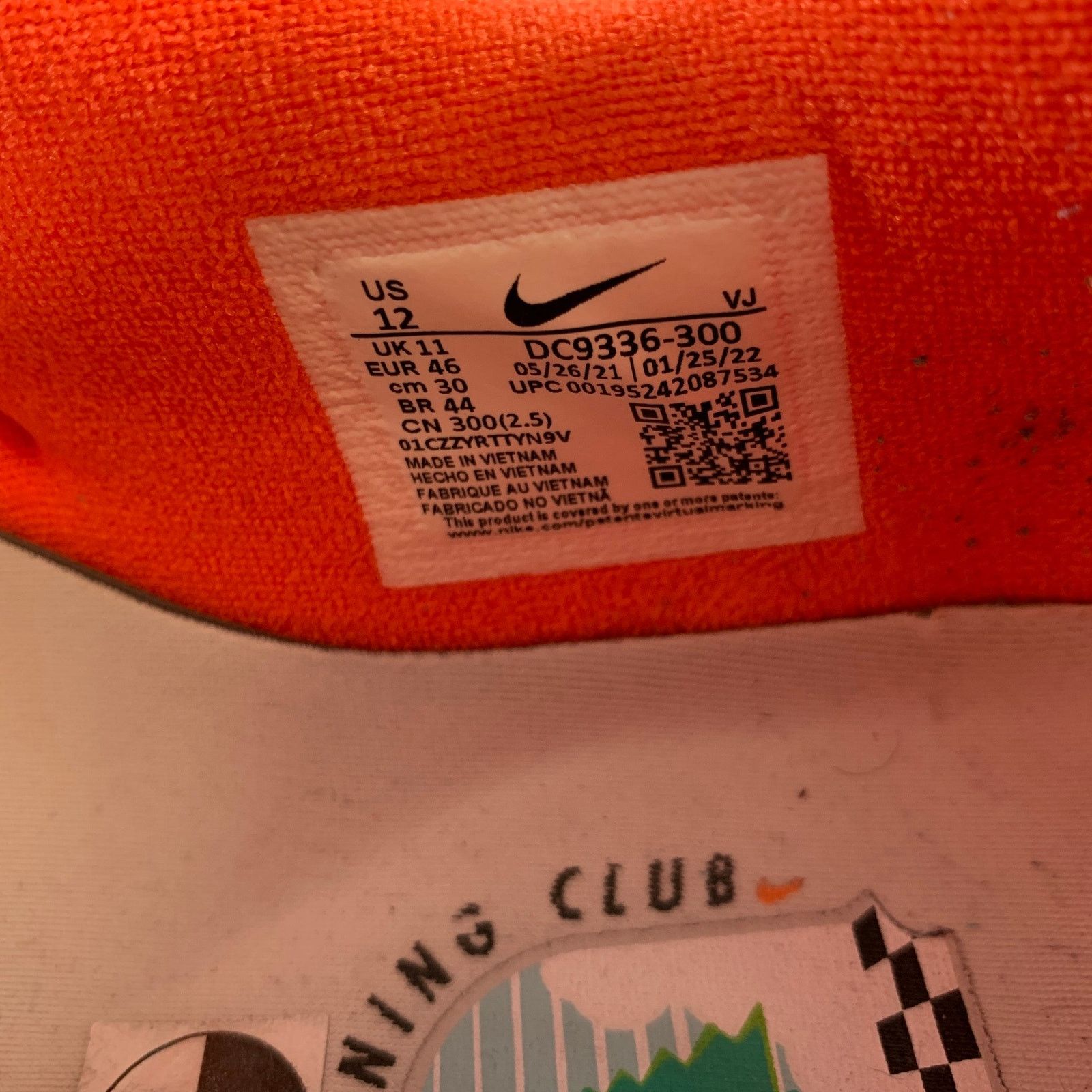 Nike Size 12 Orange Multi-Color Layered Suede Runner Sneakers Size US 12 / EU 45 - 9 Thumbnail