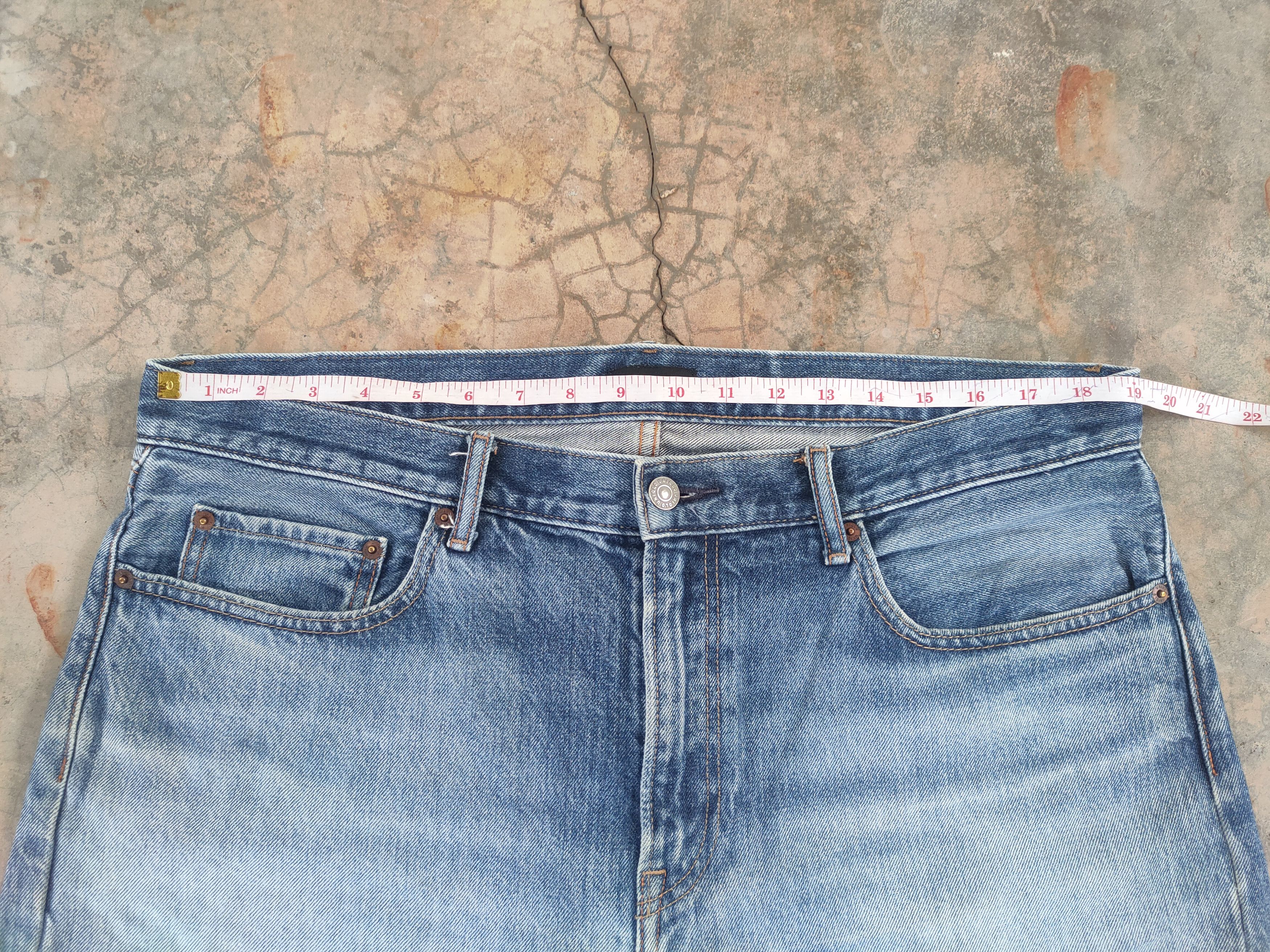 Japanese Brand VINTAGE JAPANESE FADED BLUE JEANS DENIM PANTS Size US 37 - 6 Thumbnail