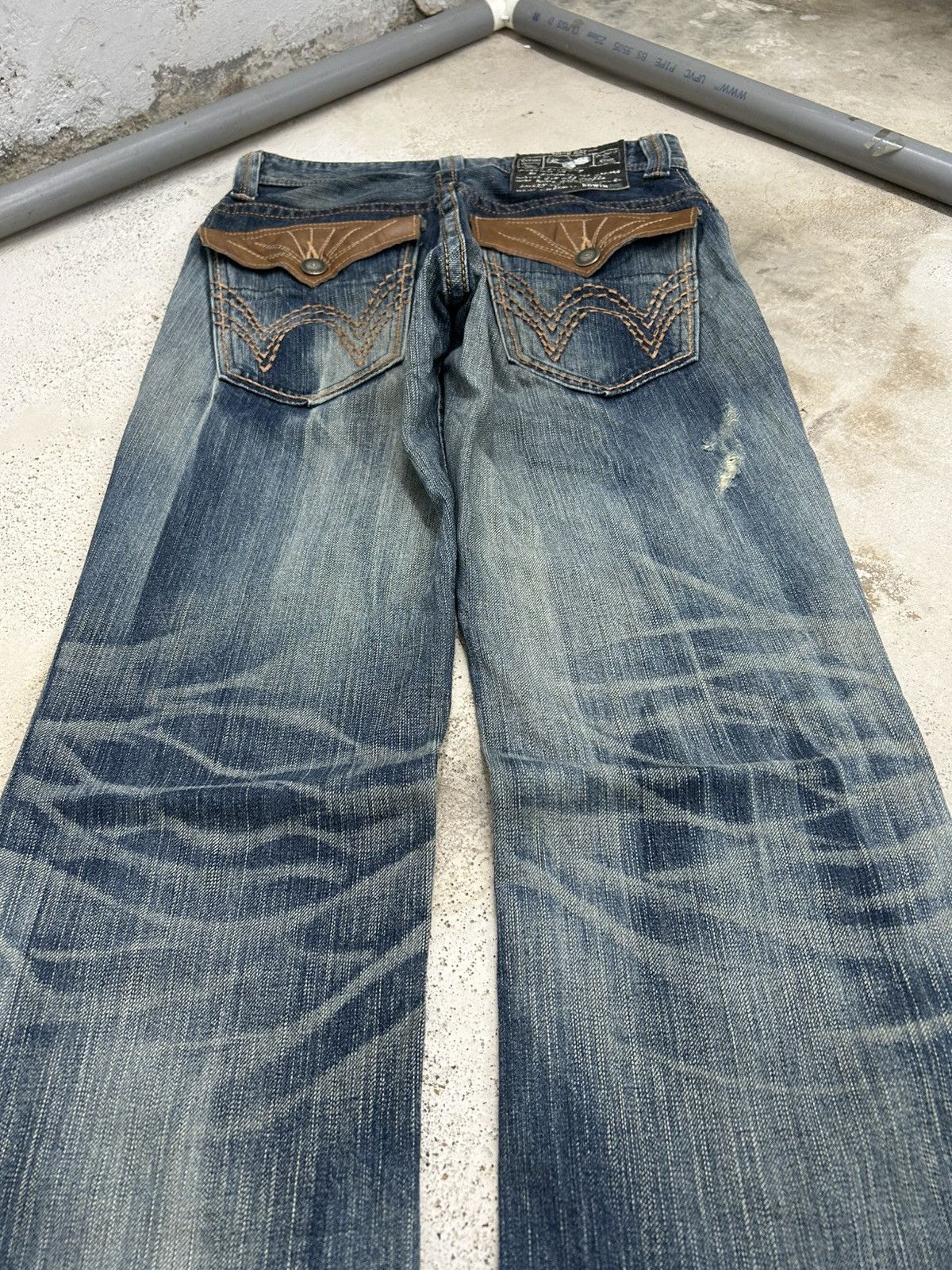 Hysteric Glamour Flared Edwin XV Mud Washed Distressed Size US 29 - 9 Thumbnail
