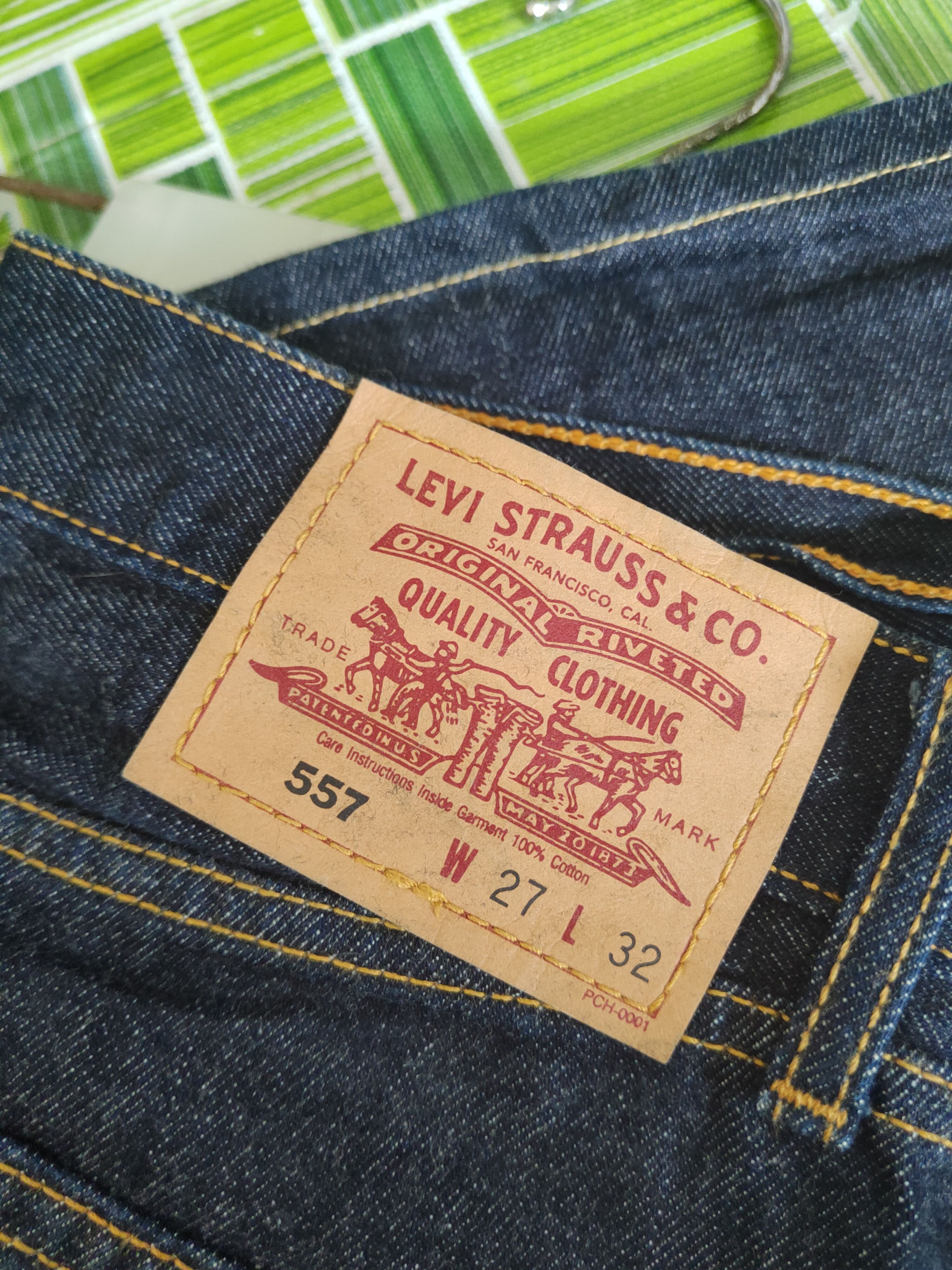 Levi's Levi's Dark Blue Distressed Ripped Jeans #S2814 Size US 27 - 14 Thumbnail