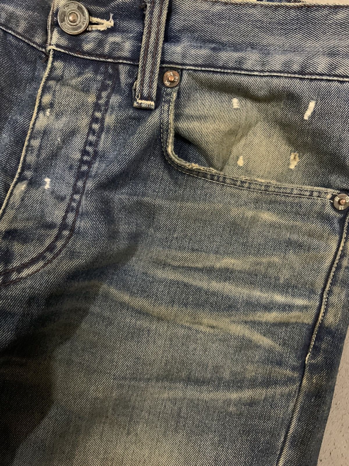 G-Star Vintage G Star Raw Mud Washed Slim Fit Jeans Made in Italy Size US 29 - 6 Thumbnail