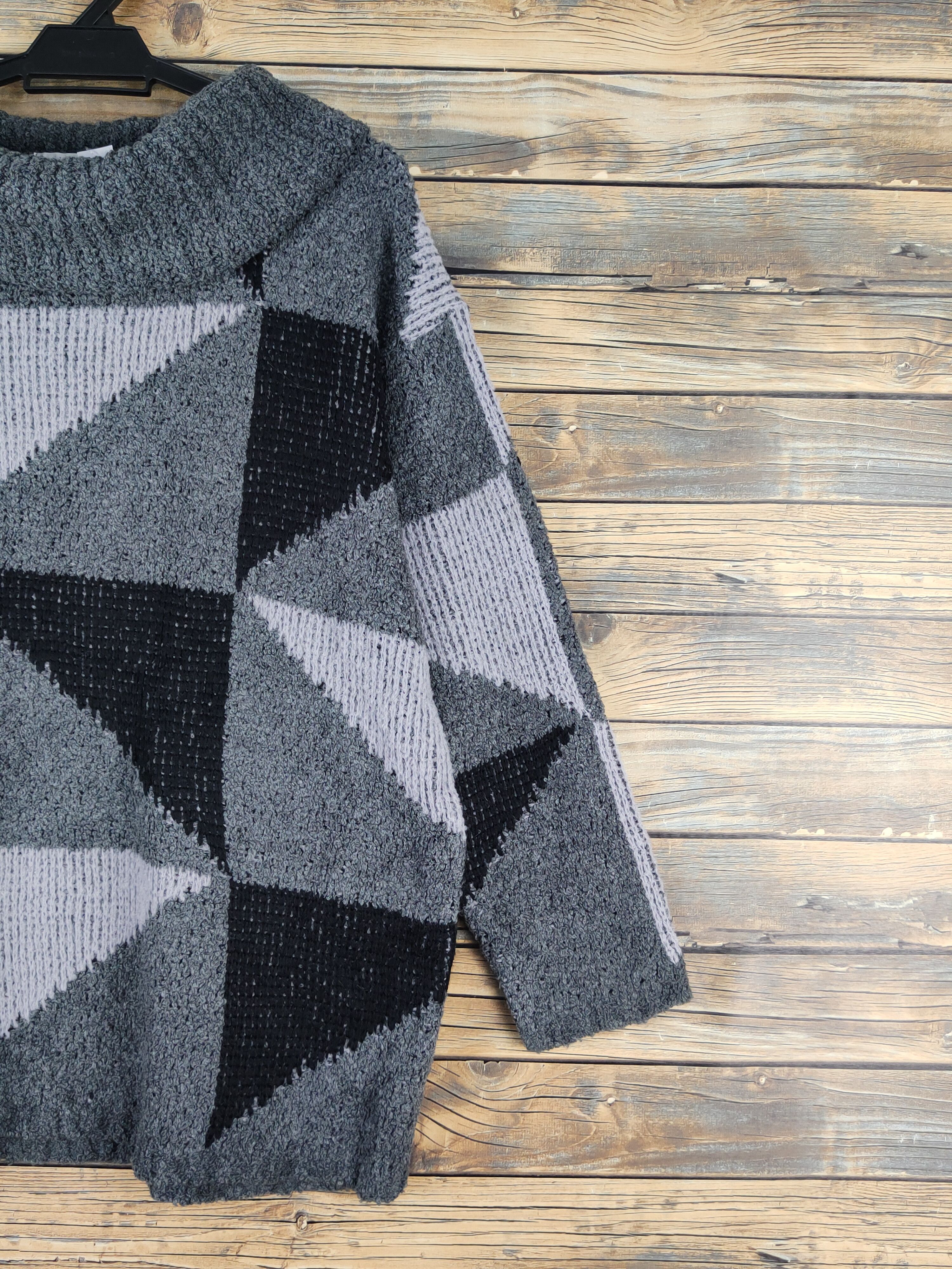 Homespun Knitwear Epris Claire Dark Gray Knitwear Sweatshirts #W1349 Size M / US 6-8 / IT 42-44 - 5 Thumbnail
