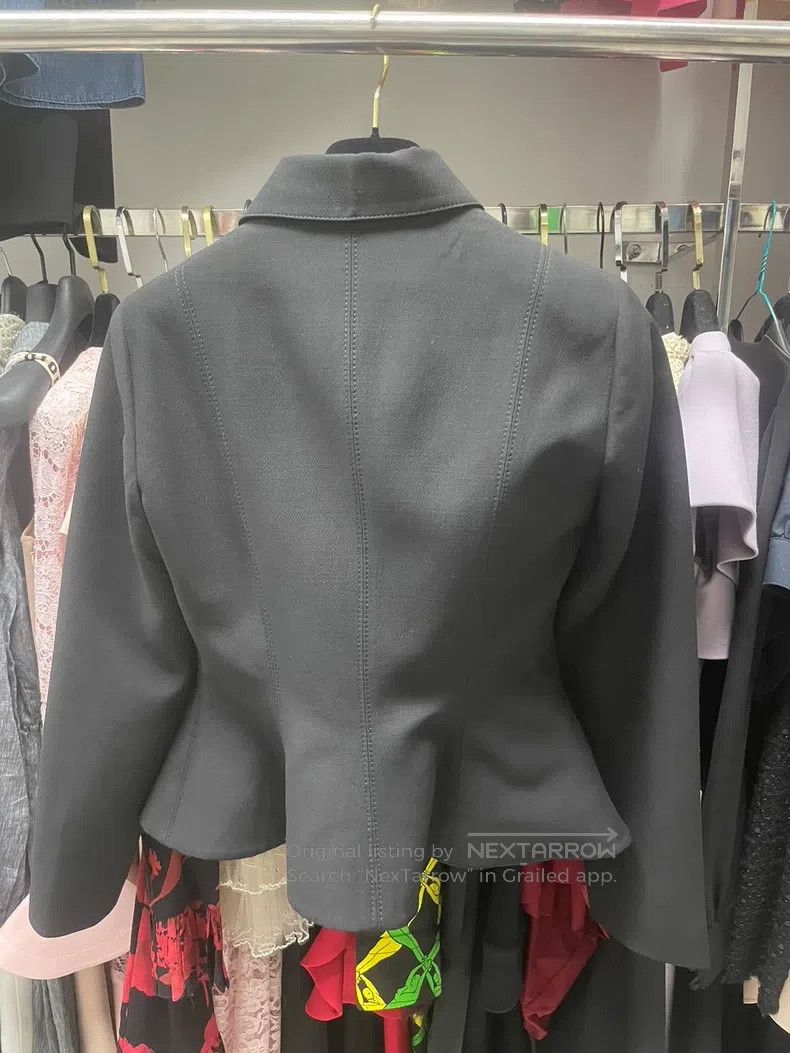 Valentino Valentino Silk wool coat Size L / US 10 / IT 46 - 6 Thumbnail