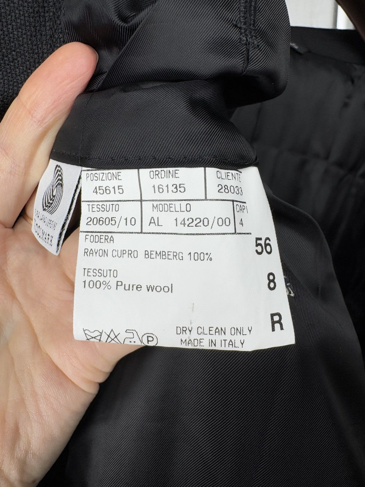 Canali Canali Black Basic pure wool 2 button classic blazer size 56 Size 46R - 13 Thumbnail