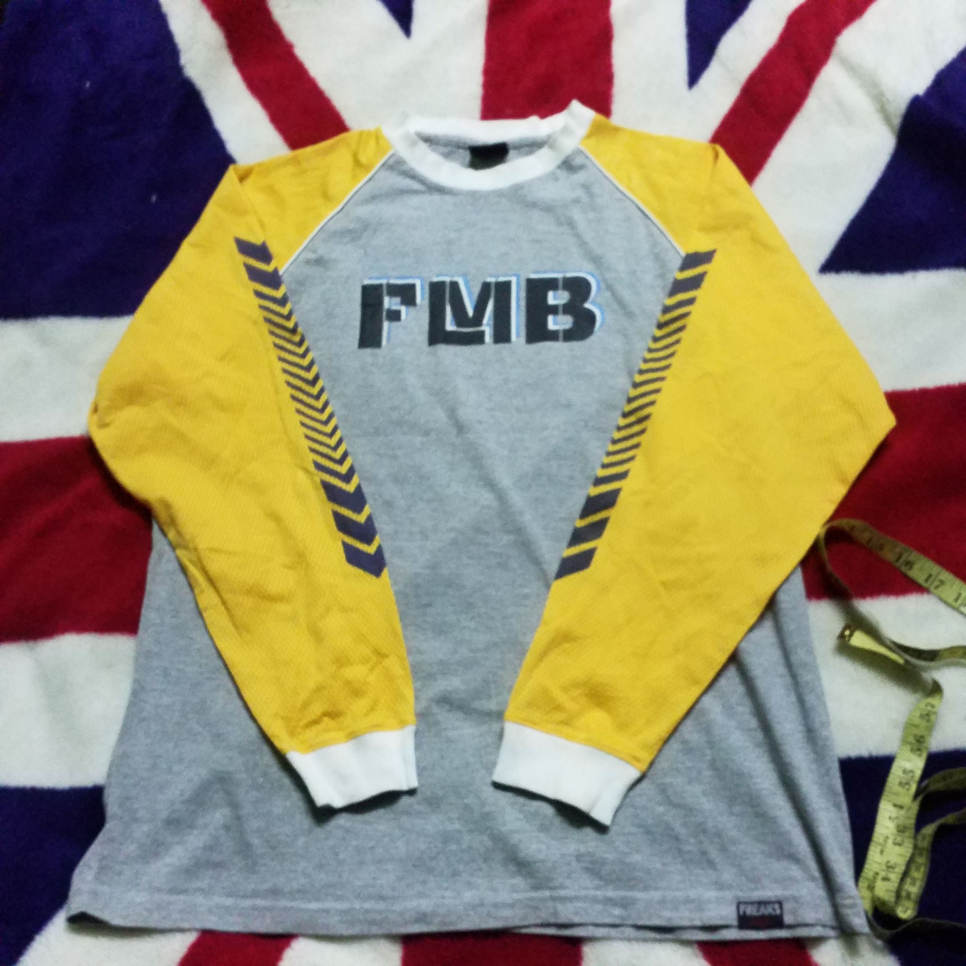 Japanese Brand FREAKS LONG SLEEVE MESH Size US L / EU 52-54 / 3 - 1 Thumbnail