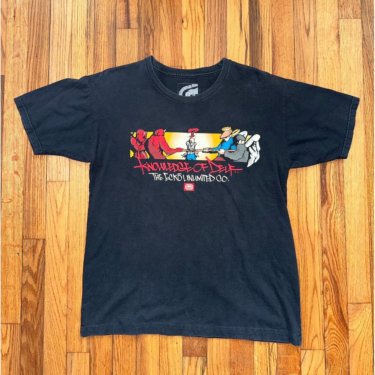 Ecko Unltd. Ecko Unltd Knowledge of Self T Shirt Blackbook Archives XL Size US XL / EU 56 / 4 - 6 Thumbnail