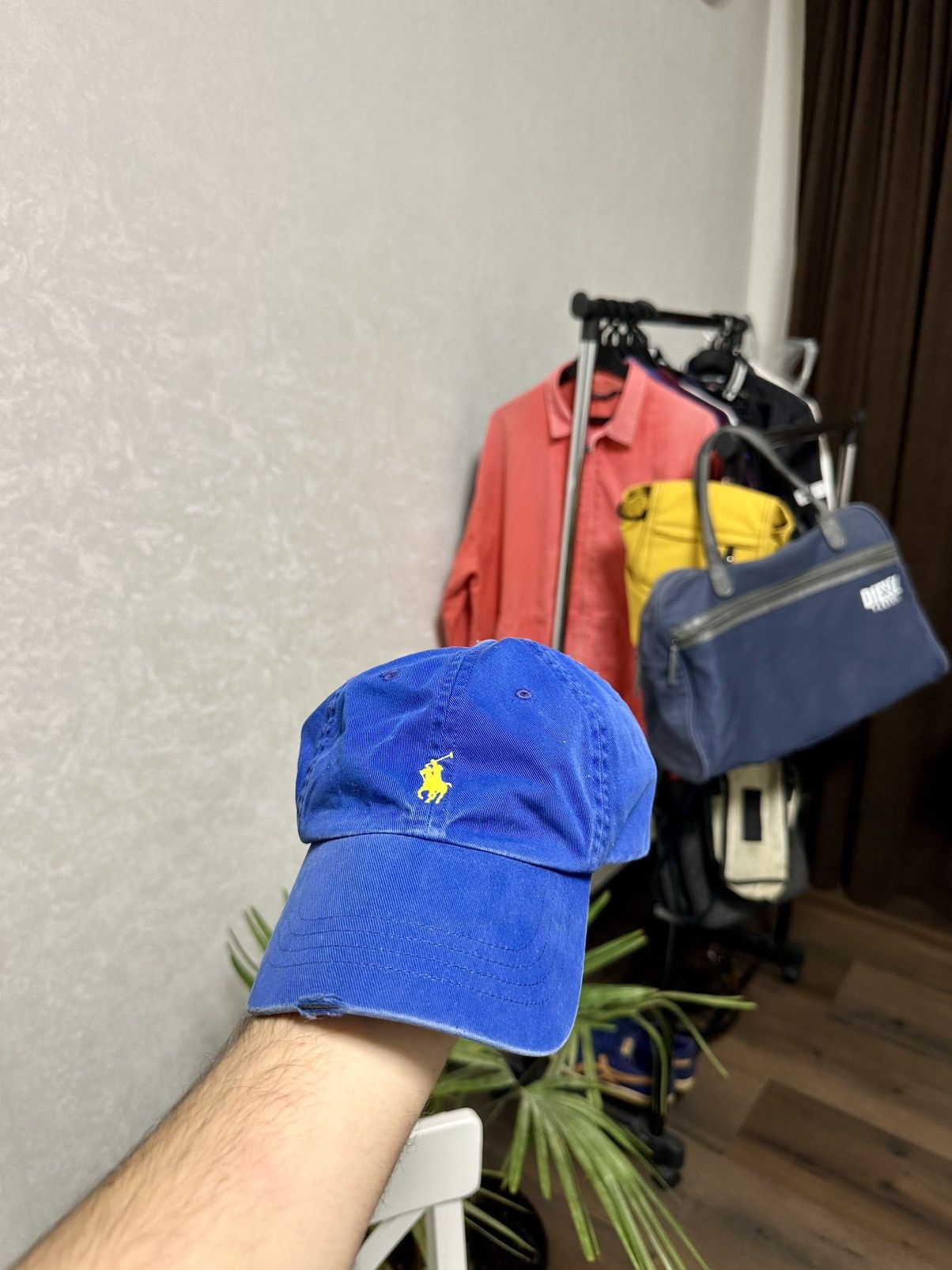 Polo Ralph Lauren Vintage Polo Ralph Lauren Distressed Blue Cap Size ONE SIZE - 1 Thumbnail