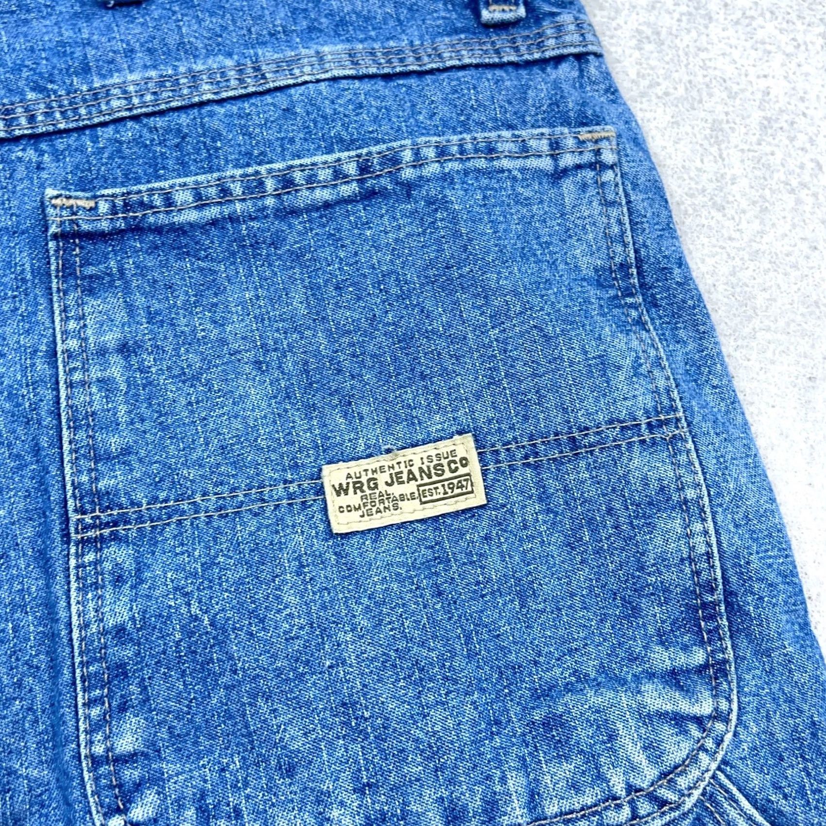 Wrangler Vintage Y2K Wrangler Shorts Men 36 Carpenter Baggy Jorts Work Wear Med Wash A94 Size US 36 / EU 52 - 7 Thumbnail