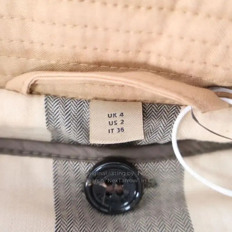 Burberry Burberry Women's Khaki Spring Autumn Trench Coat. Size XS / US 0-2 / IT 36-38 - 7 Thumbnail