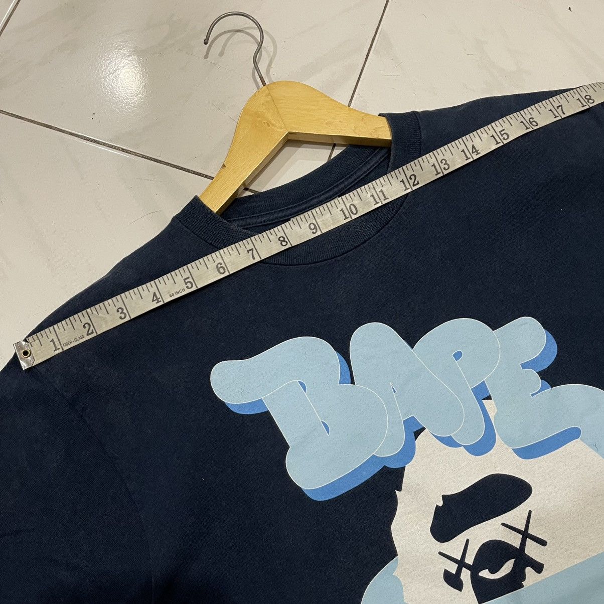 Bape × Kaws Vintage Bape x Kaws ghost tee Size US M / EU 48-50 / 2 - 11 Thumbnail