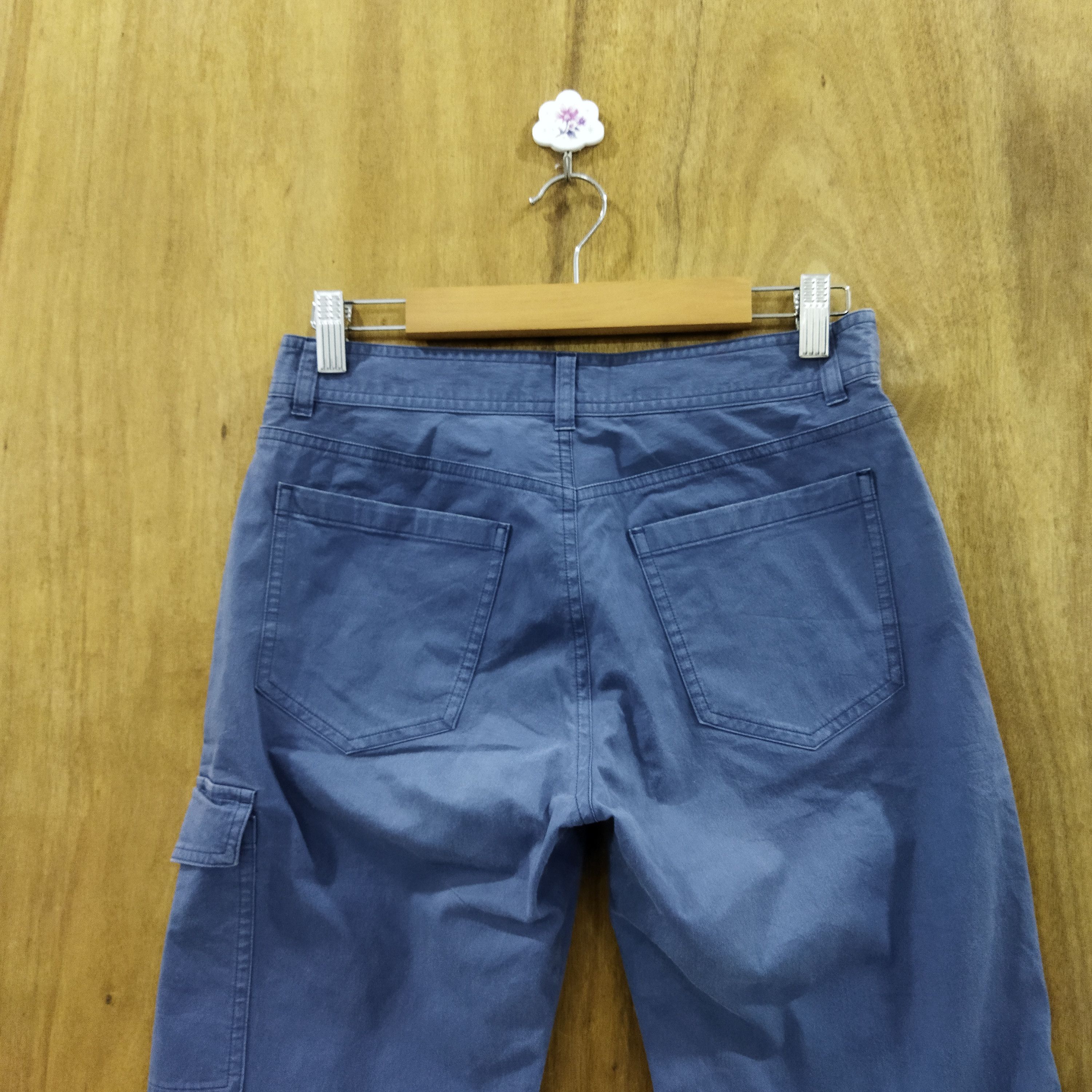 Japanese Brand K.T FADED BLUE CARGO PANTS Size US 26 / EU 42 - 8 Thumbnail