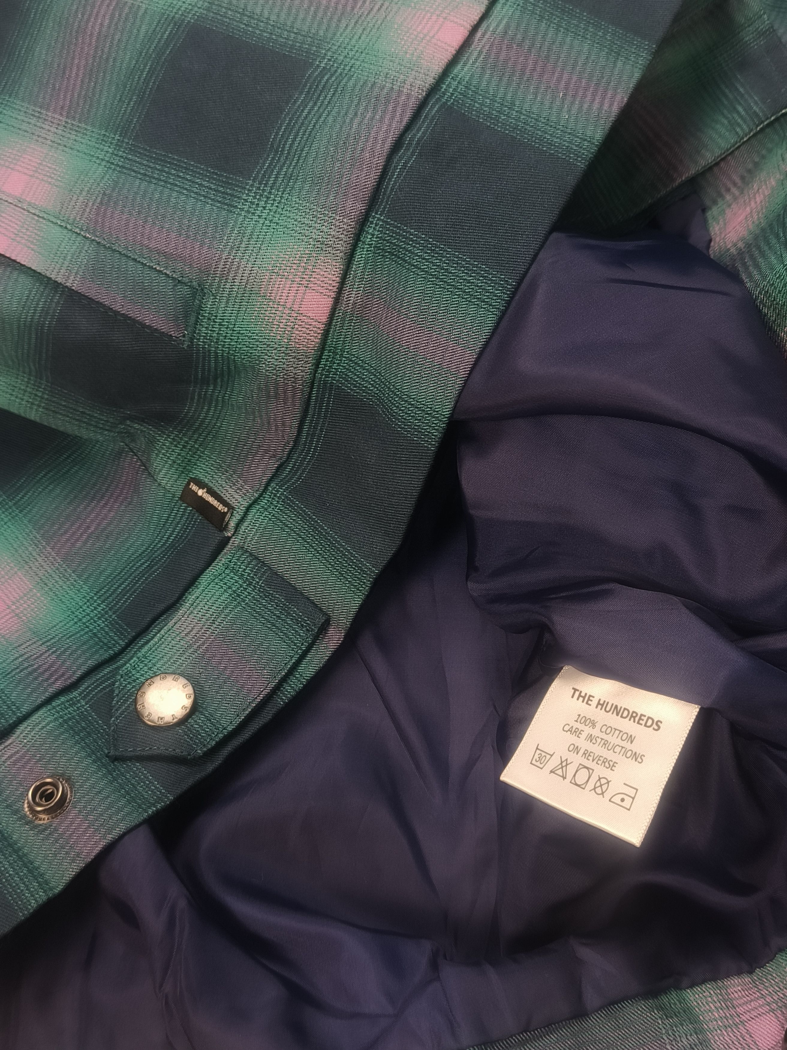 The Hundreds The Hundreds Crew Plaid Zip Up Patches Bomber Style Jacket Size US M / EU 48-50 / 2 - 3 Thumbnail