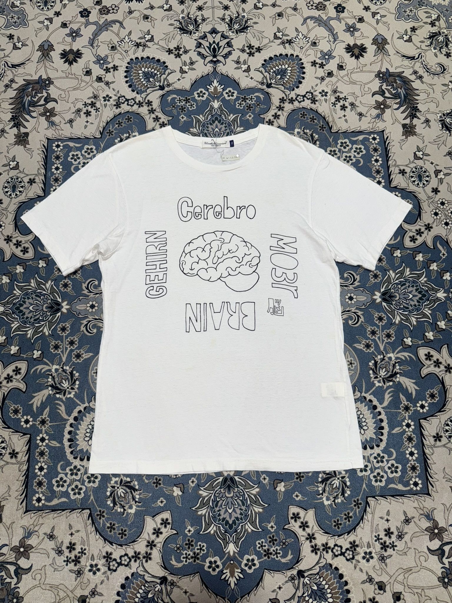 Japanese Brand × Jun Takahashi × Undercover Undercoverism For Rebel by Undercover Dead Brain T shirt Size US M / EU 48-50 / 2 - 1 Thumbnail