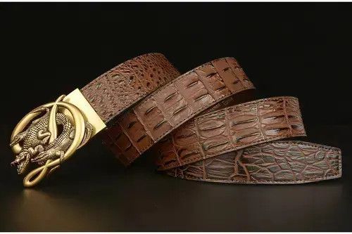 Other Alligator Skin Emboss Belt Size ONE SIZE - 4 Thumbnail